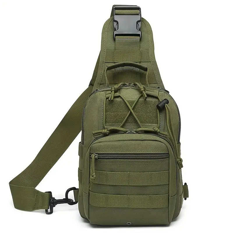 Bolso Tipo Bandolera de Pecho Verde Militar Tito Shop