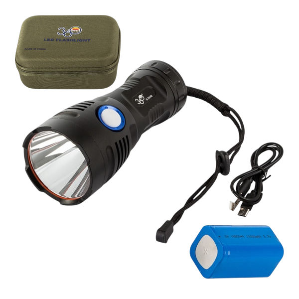 Linterna Steel Mule 360 2kms de Alcance