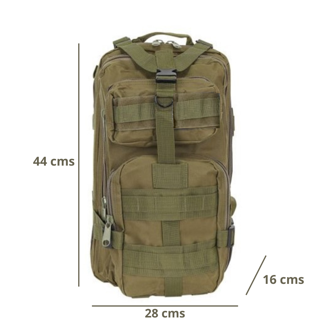Mochila verde militar hotsell