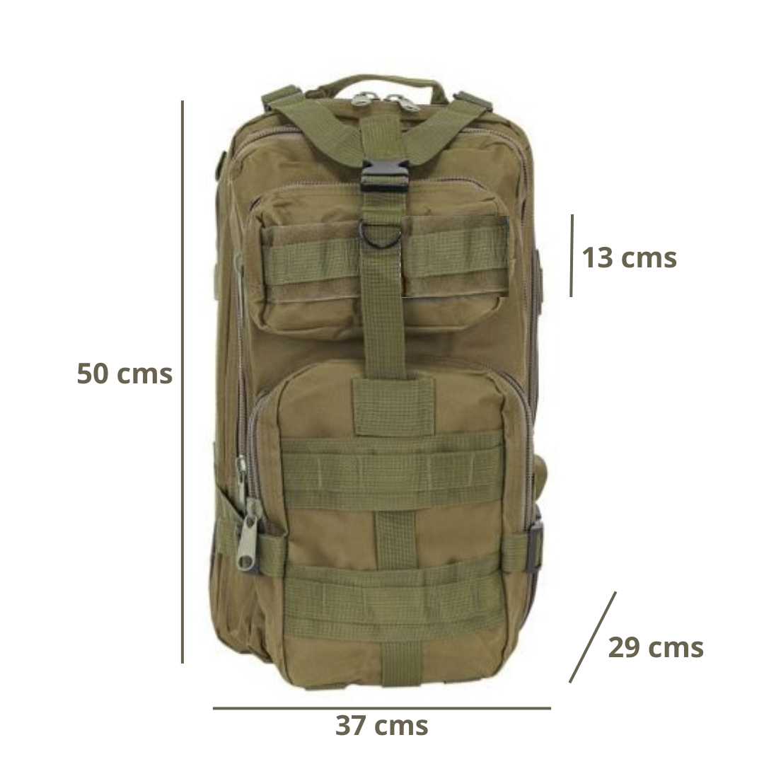 Mochila Tactica Militar 38 Litros Verde Oliva Tito Shop