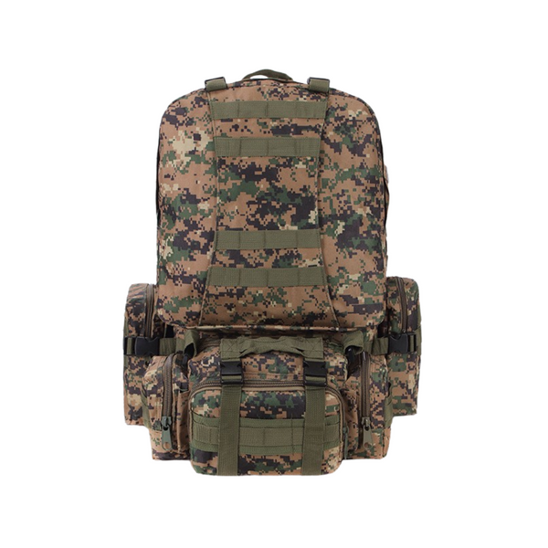 Mochila Táctica Militar De Supervivencia 48.5L Digital Green Camo