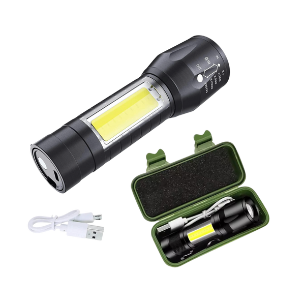 Kit Apagón de Emergencia 360 | Pouch Militar + 2 Linternas