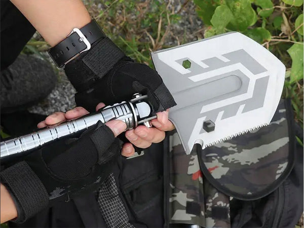 Pala de supervivencia táctica 16 en 1 Camuflaje